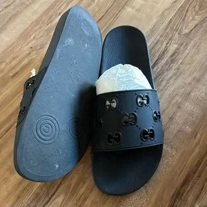 Gucci | Shoes | Copy Black Gucci Slides Sz | Poshmark display picture 3